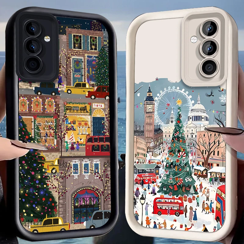 Festive Christmas Tree Phone Case - Sleek Holiday-Themed Protective Cover
