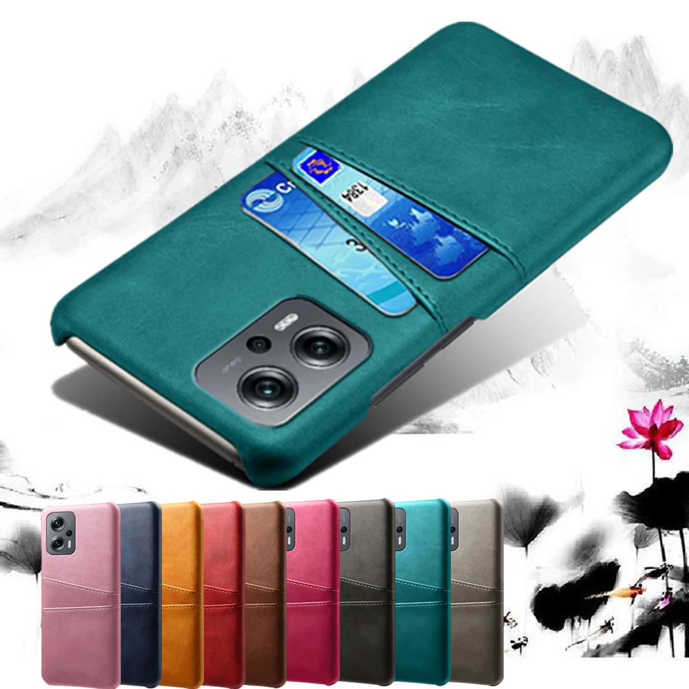 Per Xiaomi Poco X4 Gt 5G Custodia Xiaomi Poco X4 Gt X4 Pro Nfc Cover Retro Pu Leather Slot Per Schede Cover Poco X4 Gt Funda Pocox4 Gt