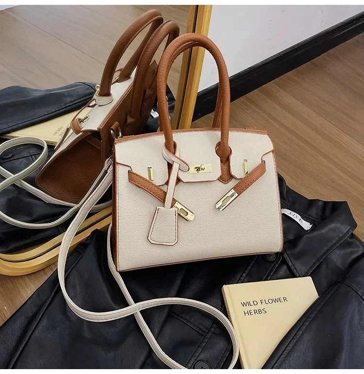 حقيبة يد زفاف فاخرة 2025 بنقشة الليتشي