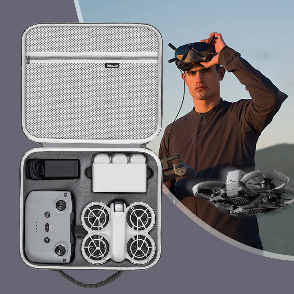 Description Picture 5 of itemDrone Case for DJI Neo Storage Box Protective Bag Compatible with DJI RC-N3/N2 Remote Controller and Flight Battery Charging Hub