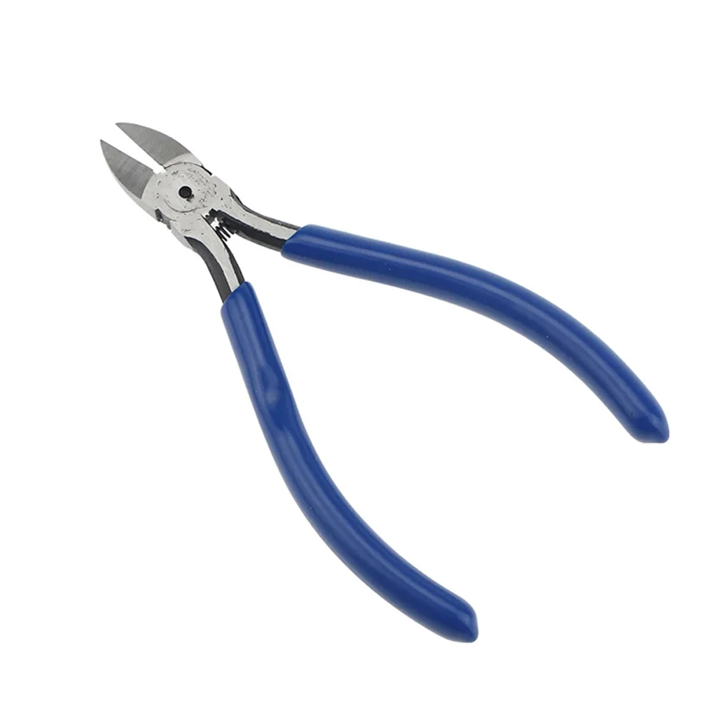 

Wire Cable Nippers Tools Carbon Steel + Plastic Material Blue Handle Cover Ideal for Electricians and Crafters