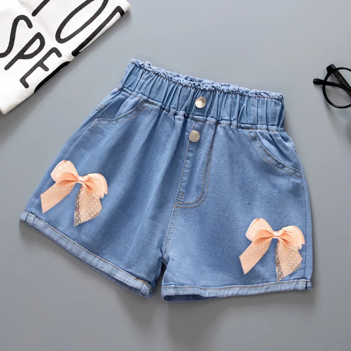 Kids Summer Denim Shorts Pants For Girls Infant Bottoms