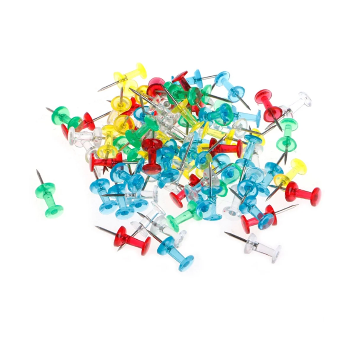 

Colored Work- Nail Painting Thumbtack Note Wall Decorations Layout Short Needle Map Label Clip