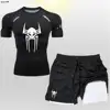 2099 Compression Shirt Man Spider Fitness Gym 2 in 1 Shorts Workout Rashguard Jiu Jitsu Running Joggers Training Clothes Set Men 5