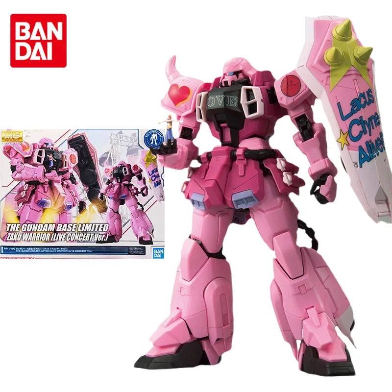 

Набор моделей Bandai Gundam Anime MG THE GUNDAM BASE LIMITED ZAKU WARRIOR (концерт в прямом эфире VER.) Экшн-Фигурки игрушки подарки для детей