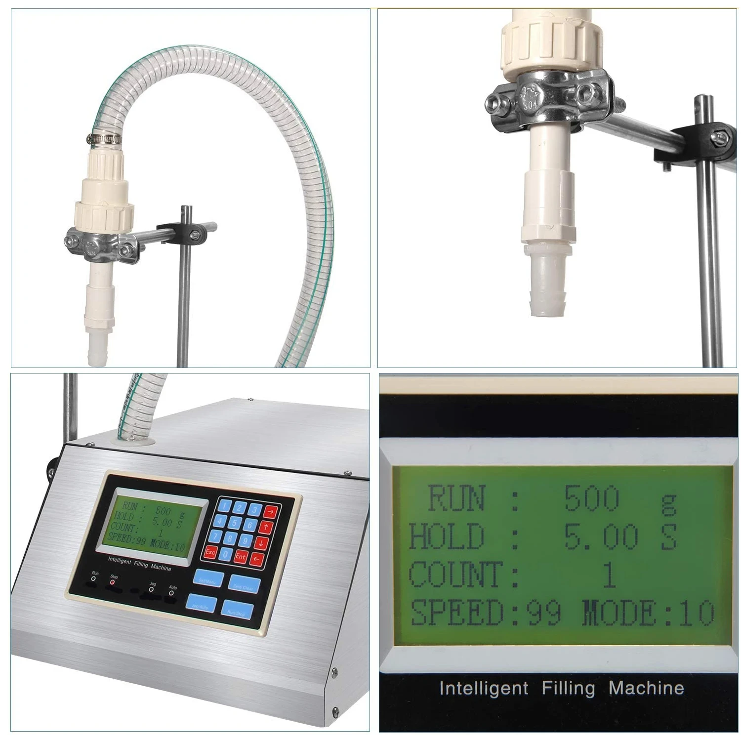 꿀 충전 기계, 자동 정량 포장 기계, 유량 액체 필러, 110V, 220V