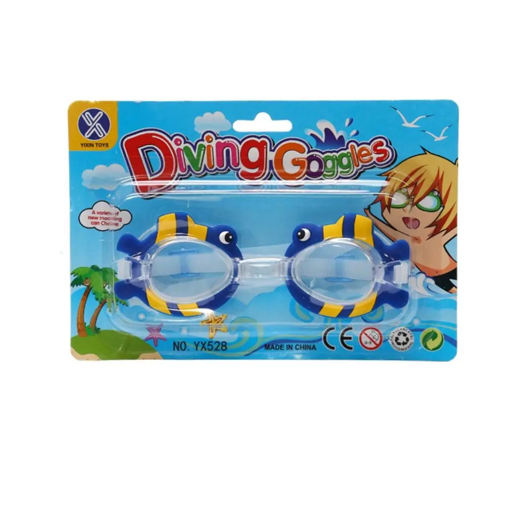 Silicone Kids Anti Fog Swimming Glasses Diving Surfing Goggles Cute Cartoon Boys Girls Bathing Summer Swim Eye Wear