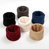 Winter Faux Circle Warmer Thick Chunky Scarf Woman For Neck Scarves Cycling Loop With Fur Knit Unisex Man Hiking Softl Scarf 2