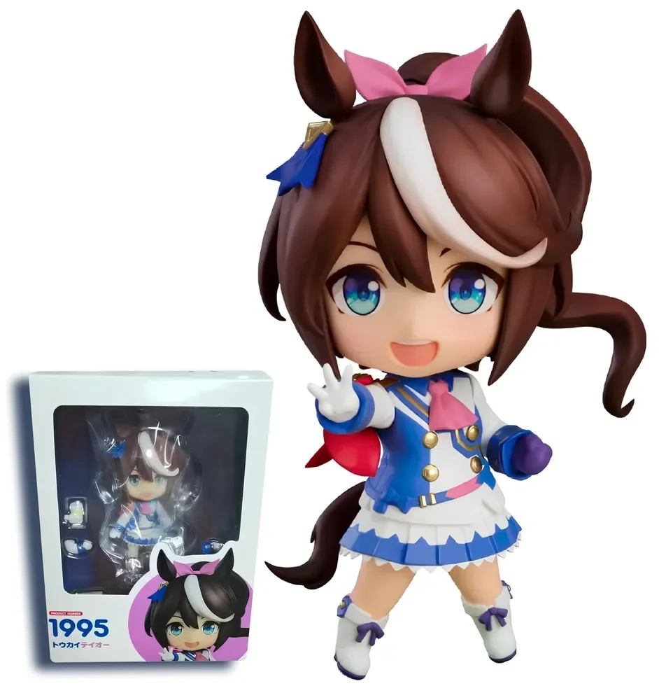 Фигурка аниме PrettyDerby 10 см, фигурка мегиро Маккуин, кавайная фигурка Токай Тио #2037, Коллекционная модель, кукла, игрушки