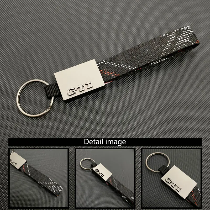 Simple Car bing Keychain Metal Key Ring Car Keychain Auto