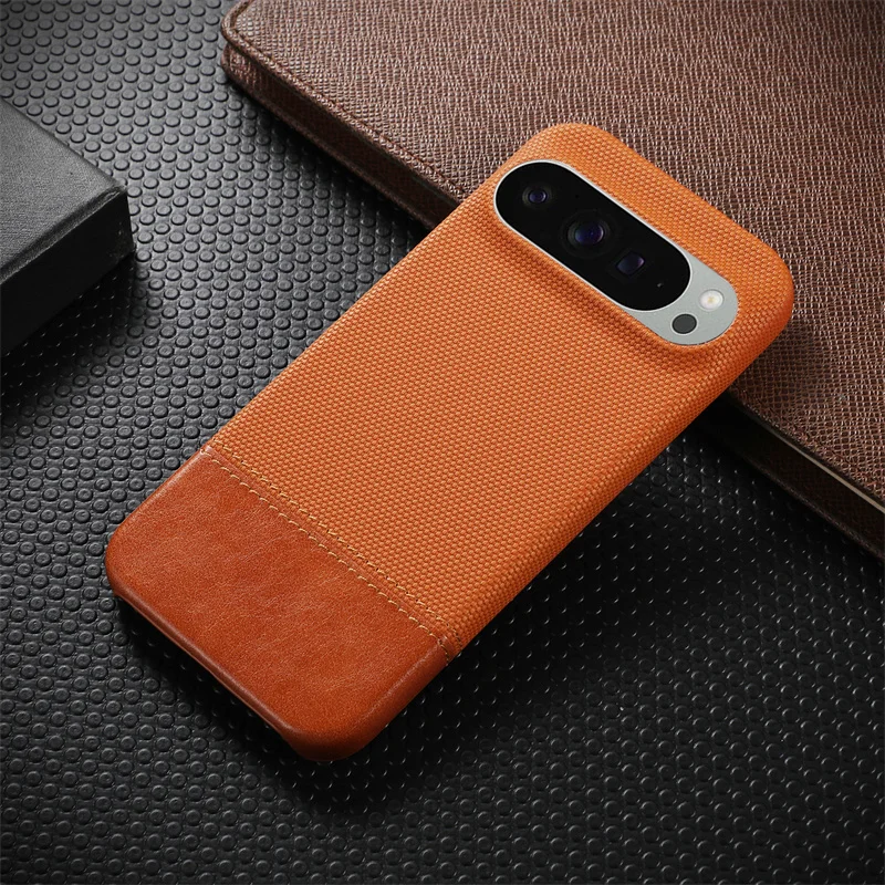 Luxury Matte Cotton Linen Soft Leather Phone Case - Frameless Anti-Fingerprint Shockproof Cover