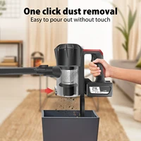 Cordless Vacuum Cleaner 6 IN 1 Deep Cleaning,Rechargeable Battery,Lightweight Stick Hoover for Hardwood Floors Tiles Pet Hair 6