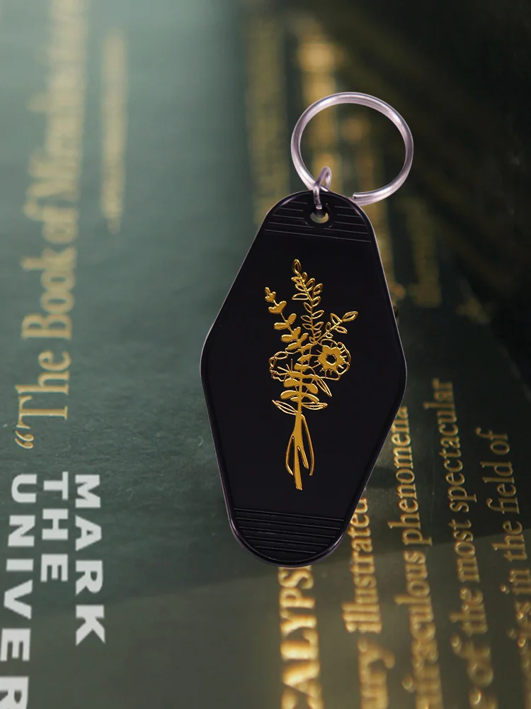 ICH Gehen wollen Hause Schwarz Motel Keychain – Detail 7