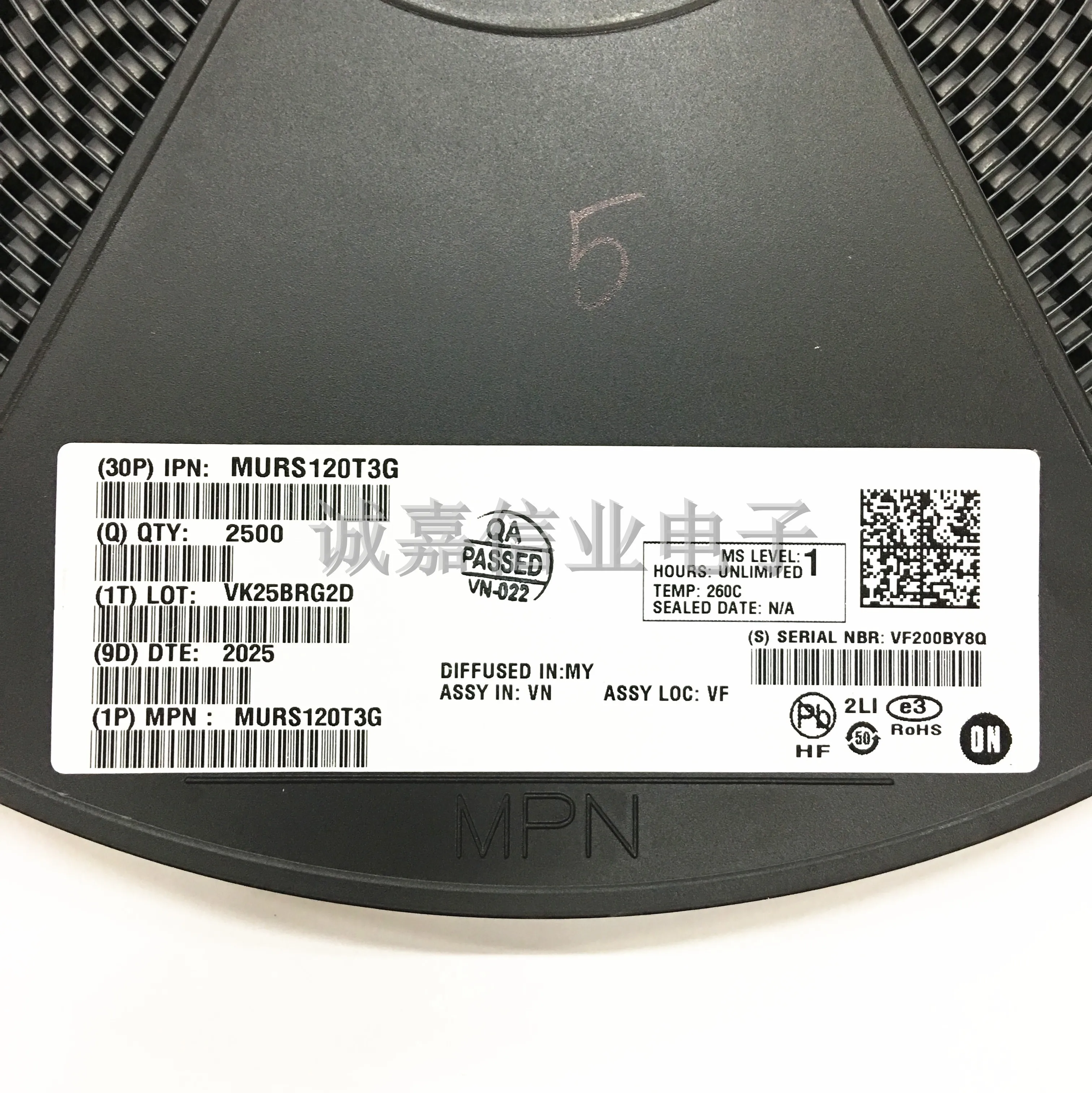 Рисунок 3 - MURS120T3G SMB маркировка; U1D