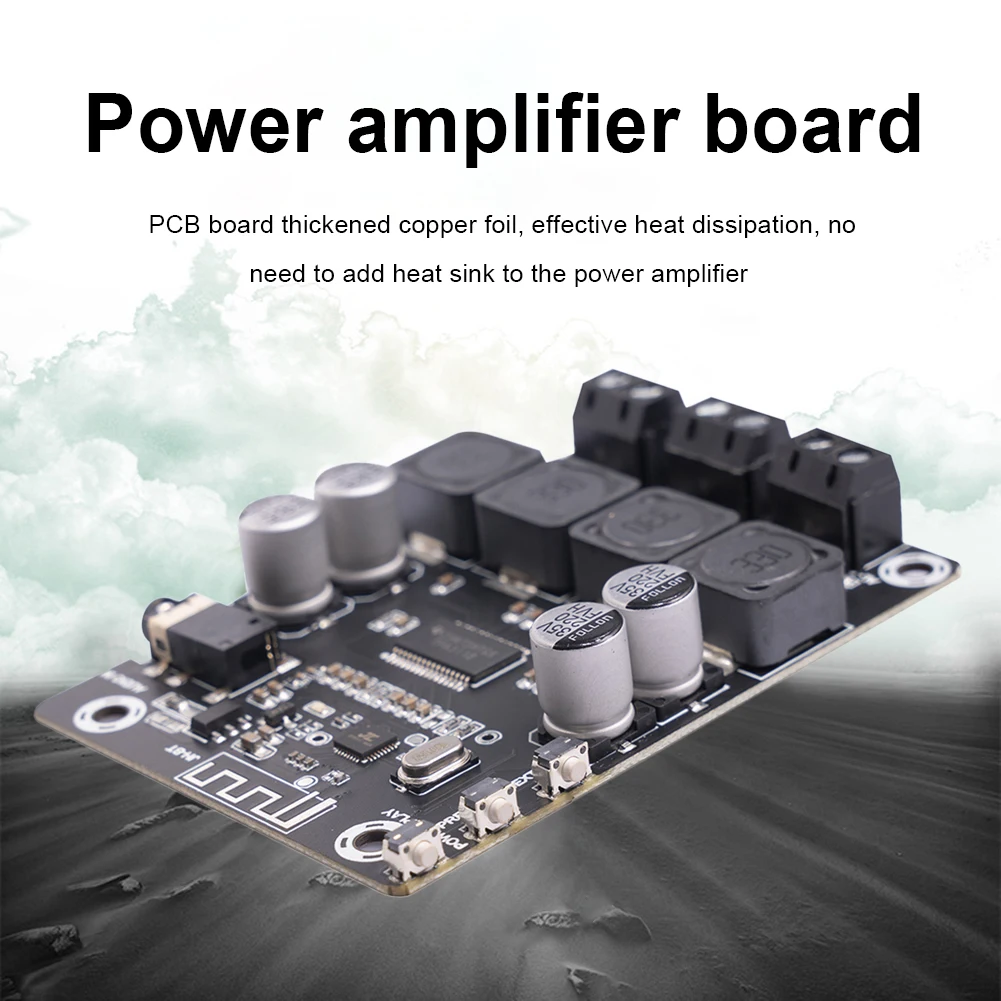 TPA3118 오디오 전력 증폭기 블루투스 호환 2x45W 오디오 전력 증폭기 보드 12V 24V 증폭기 보드 집적 회로
