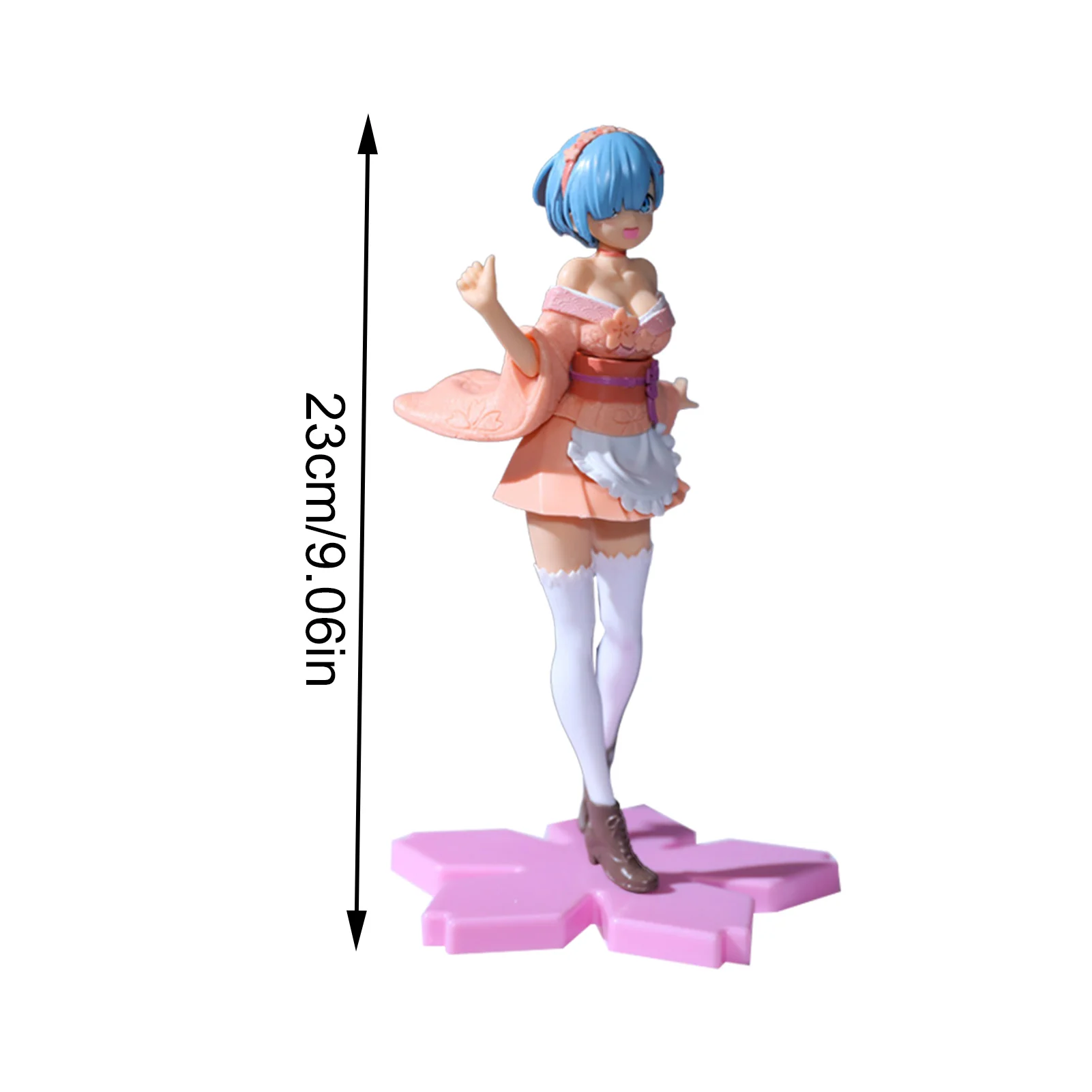 Beautiful Anime Figure 23cm Girl Figure Statues Ornaments Theme Maid