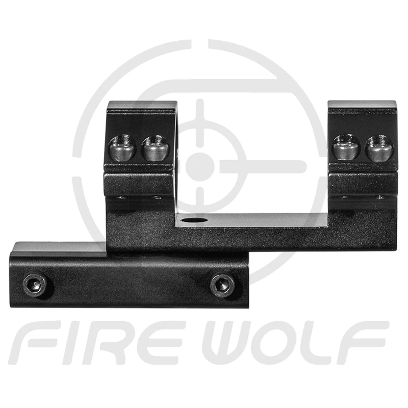 FIRE WOLF Extended DIY 25.4mm Ring 11mm Dovetail Rail Z Type Scope Mount Fit For Rifle Scope Hunting
