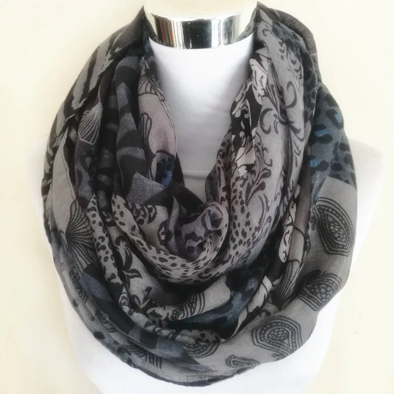 Fashion Design Sexy Leopard Dot Shawl infinity Scarf High Quality Neckerchief Autumn Winter Foulards Muslim Hijab Sjaal 2