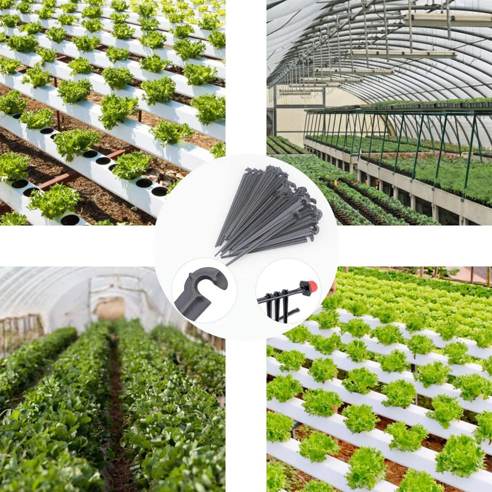 Drip Irrigation Support Stakes Drip Irrigation Support Holder Stakes for Watering Gardens Lawns Yard IMNT