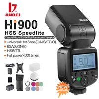 JINBEI HI900 TTL HSS Speedlite Camera Flash Speedlight Universal Hot Shoe for Canon Sony Nikon Fuji Olympus Cameras 1