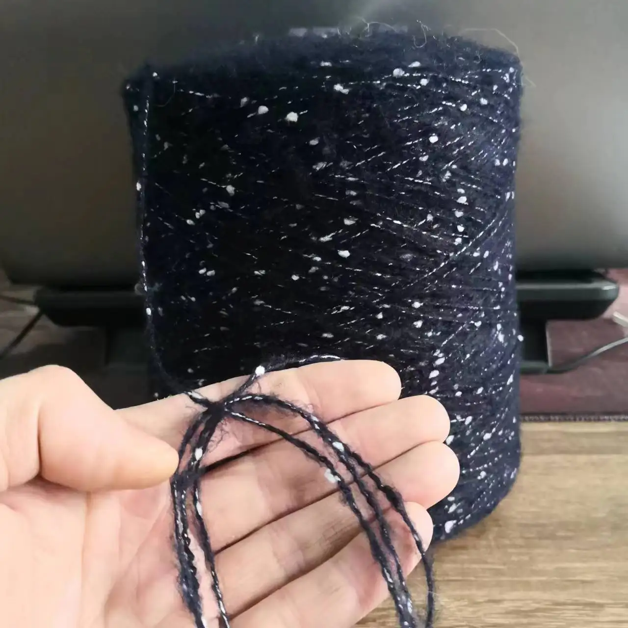 500g Mohair Silk Wool Yarn For Knitting Thin Angora Crochet Thread Soft DIY Sweater Scarf Shawl Puffy Line Lanas Free shipping 6