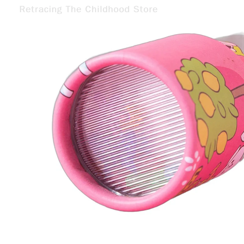 Cute Three-section Kaleidoscope Rotating Magical Kaleidoscope Science Experiment Toy Parent-Child Classic Kid Gift