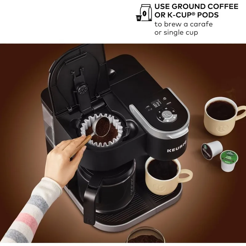 Keurig K-Duo Single Serve K-Cup Pod & Carafe Coffee Maker, with Multiple Brew Sizes, 60oz Removable Reservoir 2