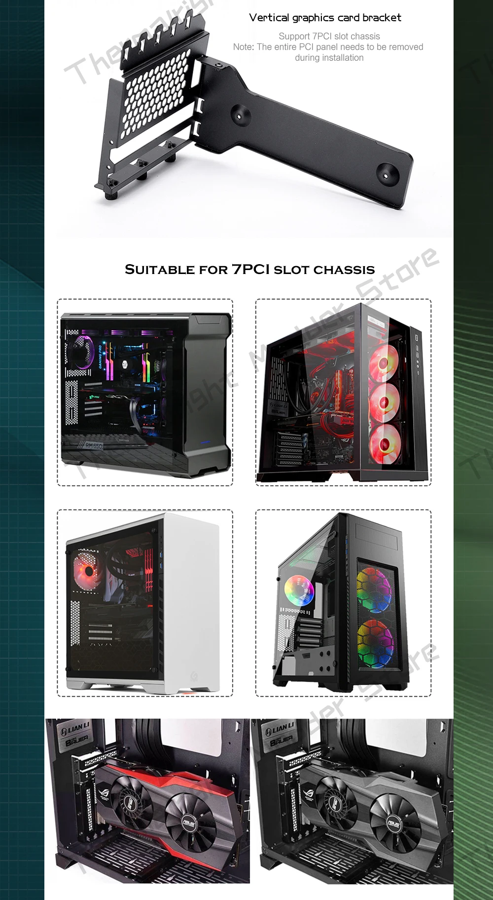 Phanteks 垂直GPUブラケット + Corsair ファンセット Phanteks 垂直GPUブラケット + Corsair ファンセット