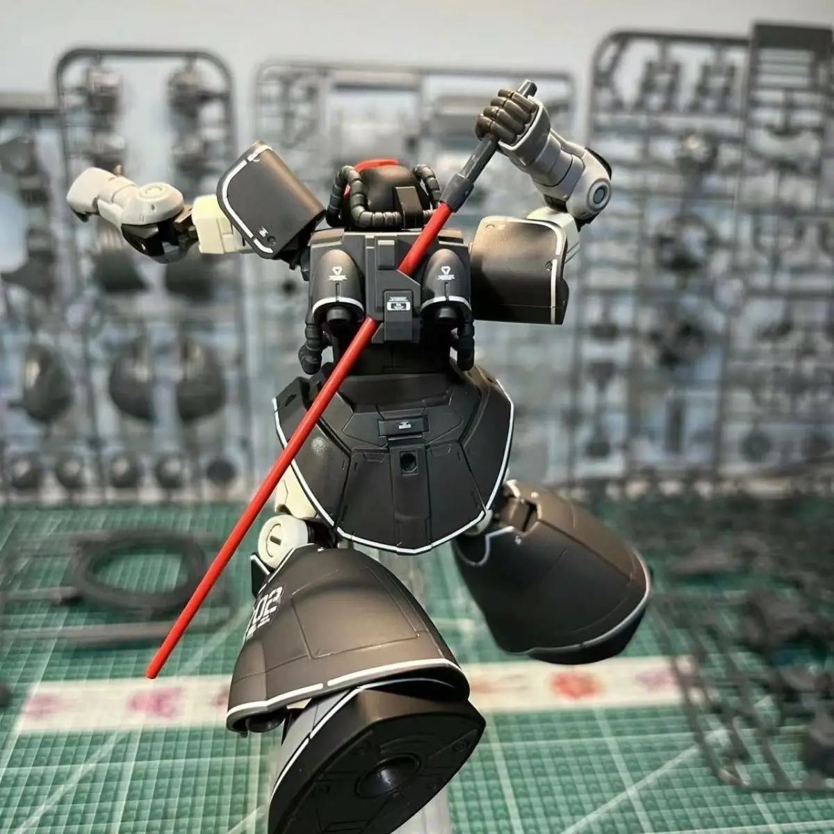 HG 1/144 Rick Dom YMS-08B Mech Model Kit Assembly Toy | eBay