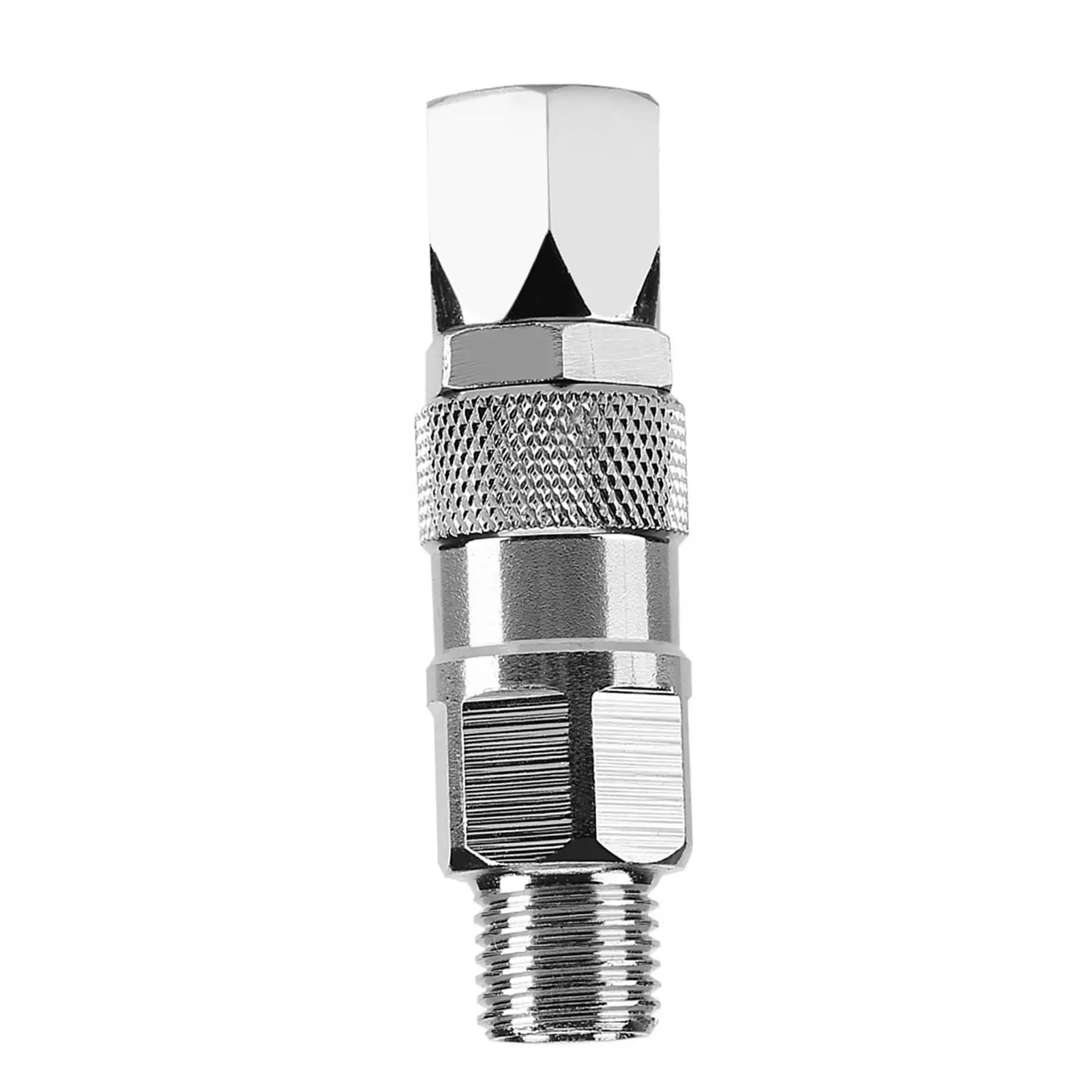 1/4 Stainless Steel High-Pressure Washer Swivel Connector Fitting for Spray Hose and for paint Sprayer