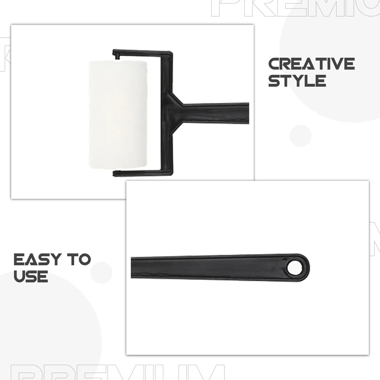 15Pcs 아트 스폰지 롤러 세트 어린이를위한 Eva 스폰지 플라스틱 페인트 롤러 크리 에이 티브 DIY 페인팅 공예 낙서 도구