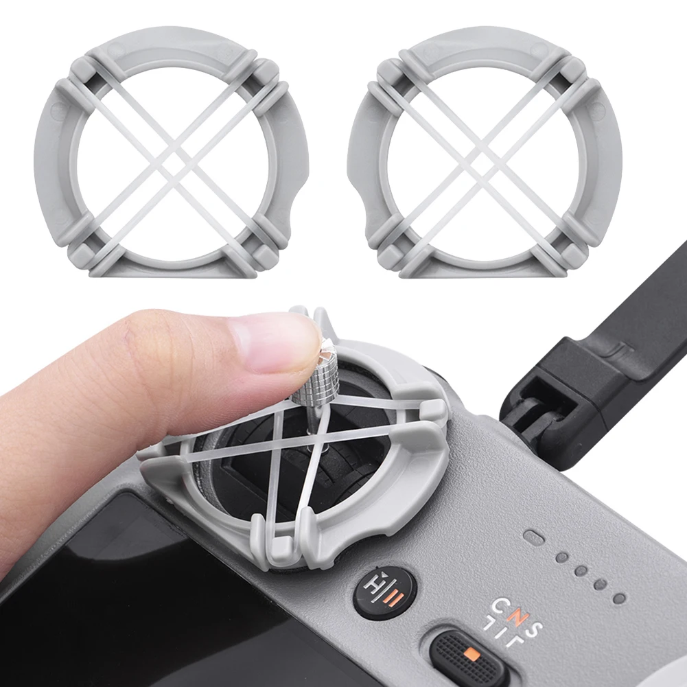Drone Rocker Damper Control Speed Joystick Yaw Rubber Rope Joystick Fixed Bracket Mount for DJI Air 3 /Mini 4 Pro RC/RC 2 1 Pair drone joystick bracket