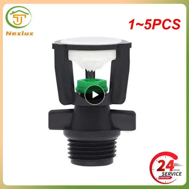 

1~5PCS Garden Lawn Rotating Sprinkler 1/2" Male Thread Scattering Nozzle 360 Degree Automatic Rotating Watering Irrigation