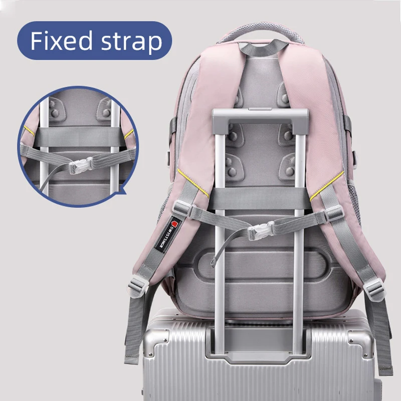 2024 New Japanese School Bag girl Fashion Large Capacity Travel Backpacks for Women Airplane Travel Backpack Male Mochila 2