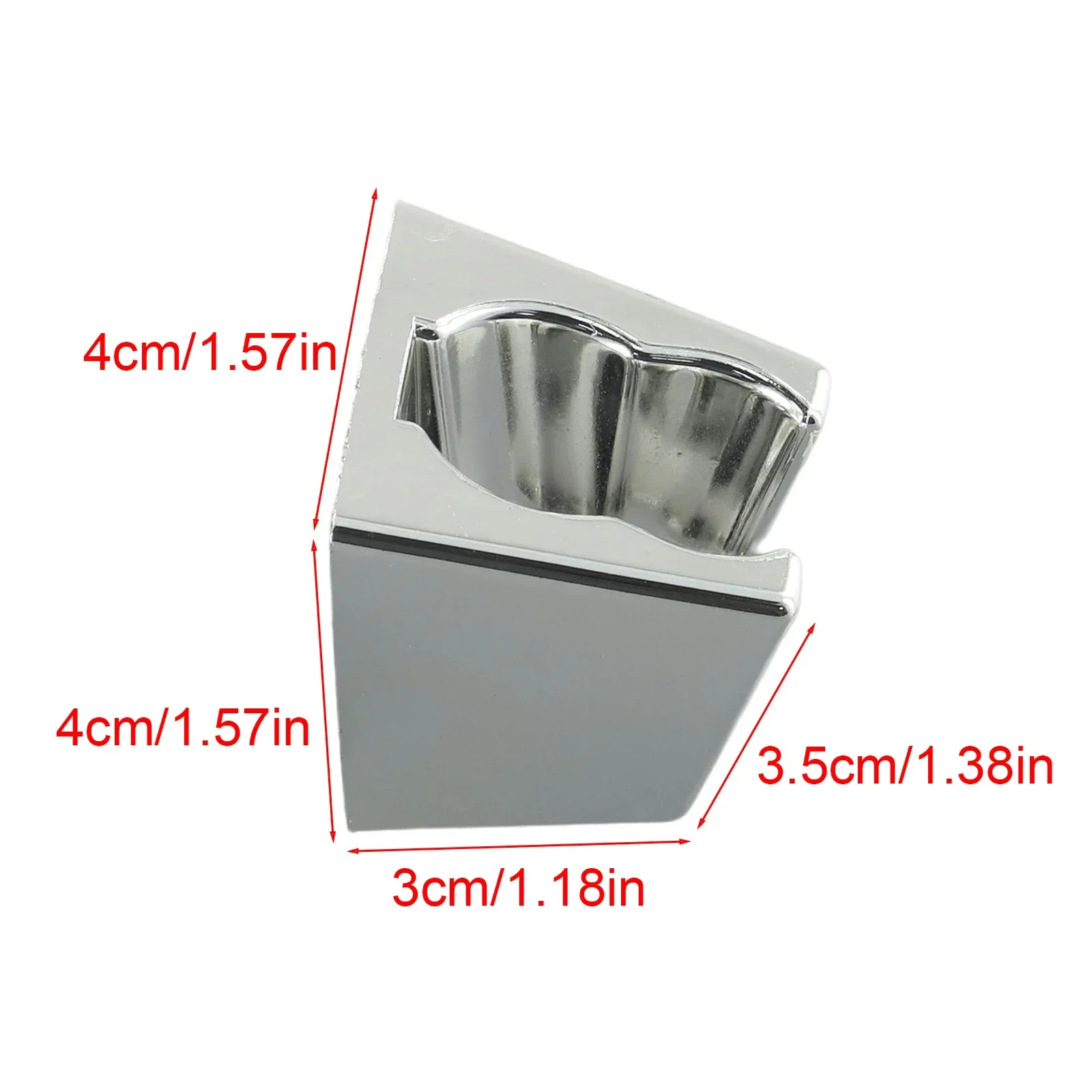Bracket Shower Head Holder Shower Seat 4.8*4.8*3cm ABS Lightweight Replacement Robust Small Nozzle Wall Mount Base