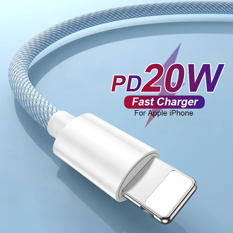 

PD 20W USB-C To Lightning Cable For iPhone 14 13 12 11 Pro Max 8 iPad Mini Type C Fast Charging Data Wire Cord Phone Accessories