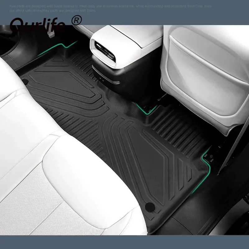 Xpeng G6 XPENG G6 CORE+2026 2025 2024 맞춤형 TPE 매트 풀세트 친환경 방수 올웨더 플로어 라이너 액세서리