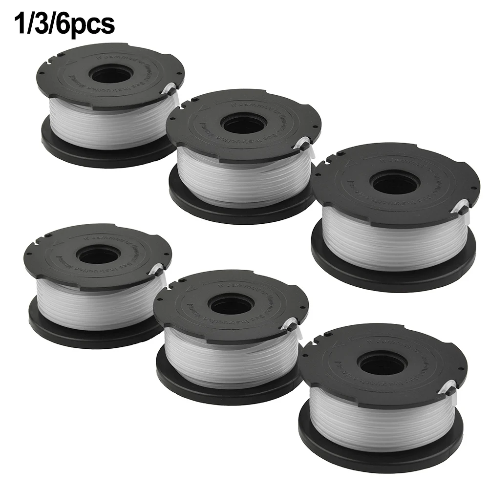 

1/3/6pcs Trimmer Lines Spool For Black & Decker GL7033 GL8033 GL9035 Lawn Mower Brush Cutters Replacement Trimmer Spool Line