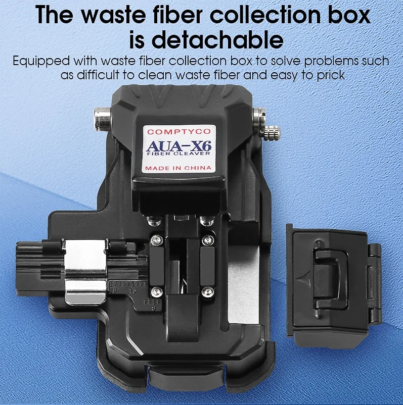 high-precision-aua-x6-connector-fibra-Optica-cleaver-usado-em-fttx-ftth-frete-gratis