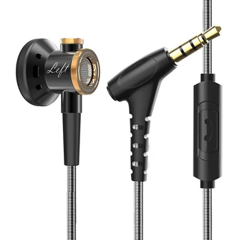 D08 In-Ear Headphones Heavy Bass HiFi Sound Flat Head Earphones Wired Earbuds For Smart Phones Tablet Laptop 1