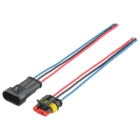 3Pin Waterproof AMP Auto Connector 18AWG Male Female with Wire Quick Disconnect for Truck DJ7031-1.5-11/21 OEM 282087-1/282105-1 4