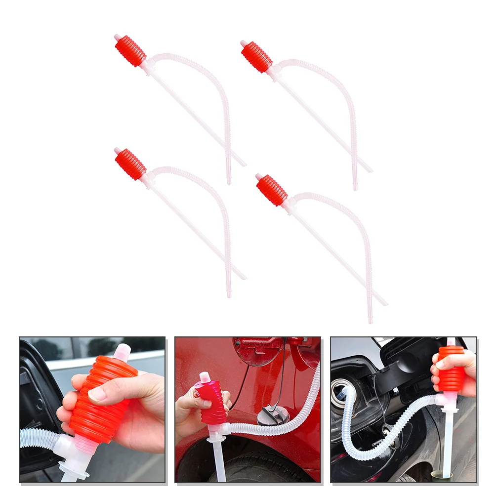 

4pcs Portable Oil Changing Pump Convenient Oil Siphon Pumps Water Change Siphon