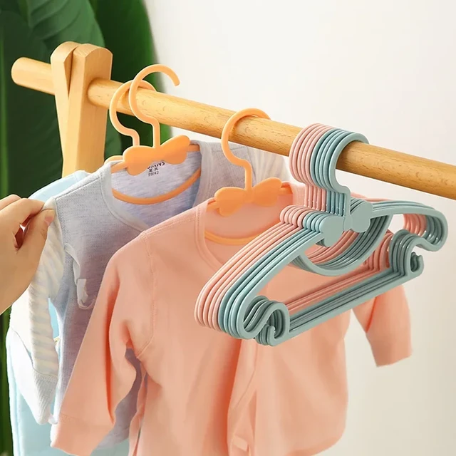 10pcs Baby Hangers Children Coats Storage Hanger Closet Organizer Kids  Clothes Hanger Racks Portable Display Plastic Hangers - AliExpress