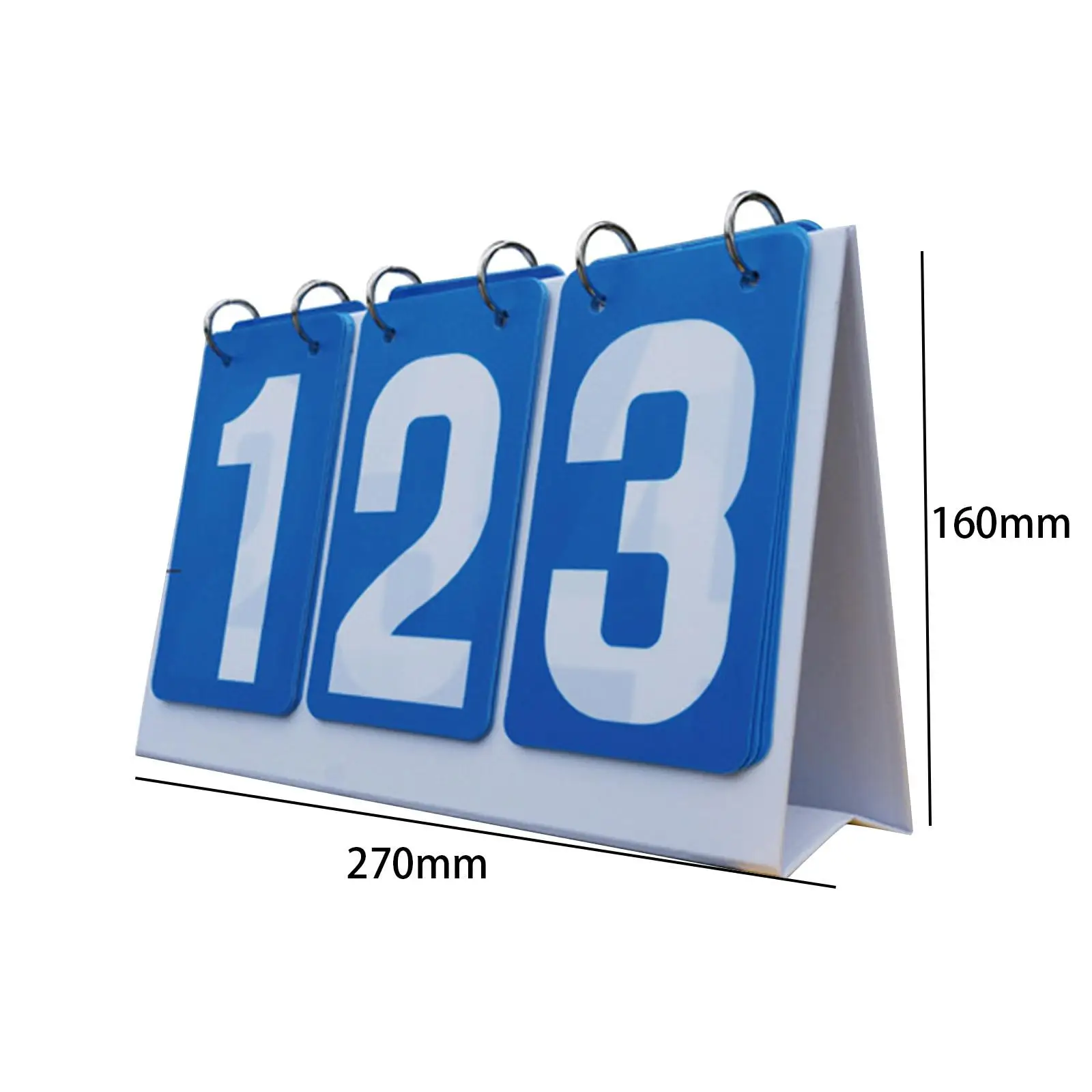 Score Counter Score Keeper Multipurpose Tabletop 3 digits Flip Number Board Table Flipper Basketball Baseball Sports Scoreboard