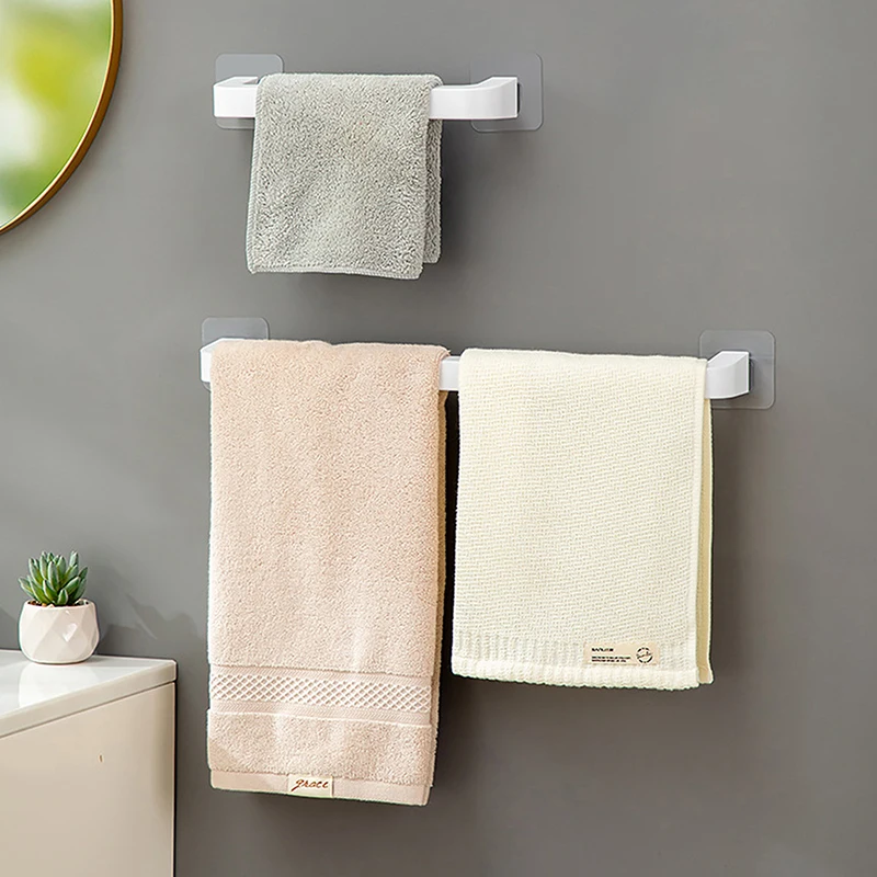 Bathroom Slipper Shelf Punch Free Wall Mounted Shoes Hanger Rack Towel Storage Shelf Space Saving Shelves Bathroom Accessories 4
