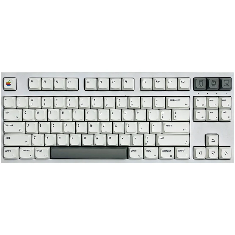 Xda Pbt Keycaps 127 Teclas Adequado para Apple Mac Cherry mx Teclado Mecânico Inglês Japonês Russo Coreano Tailândia Apple - Imagem 5