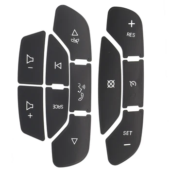 스티어링 휠 단추 스티커, 유콘 타호 2007-2014 충전 기능, 자동차 인테리어 액세서리, 핫 세일, 1 개