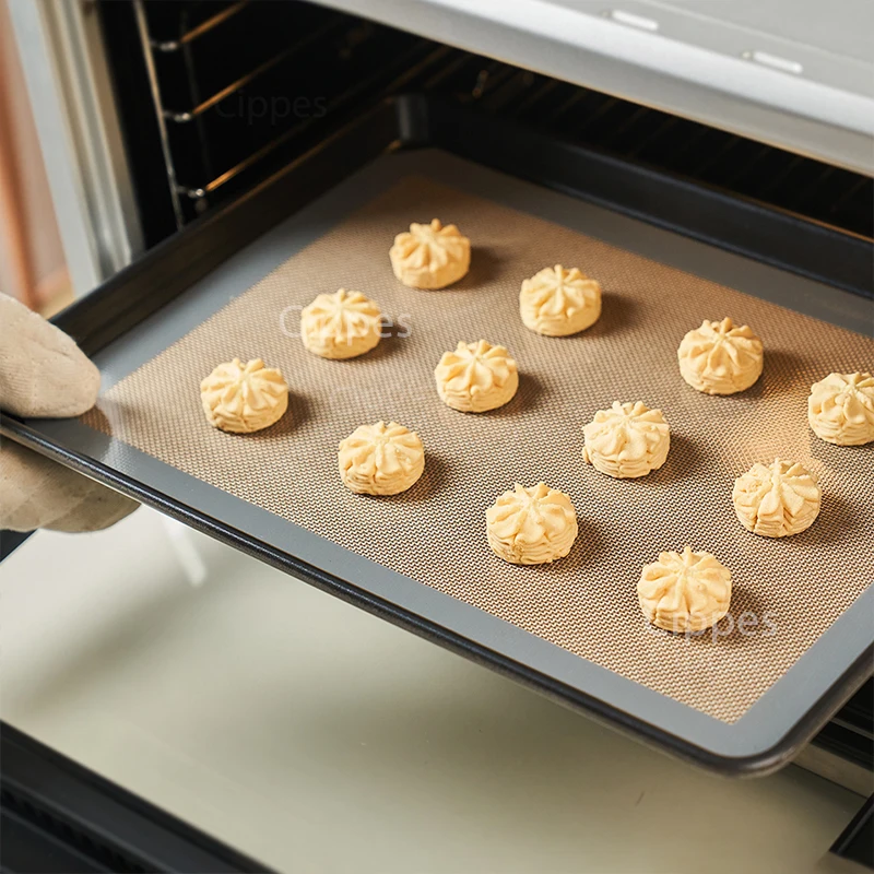 Silicone Baking Mats 2PCS for Oven 42x29.5cm Reusable Non Stick Heat Resistant Bakeware Sheets Liner for Cookies Macaron Bread silicone baking mat silicone baking tray