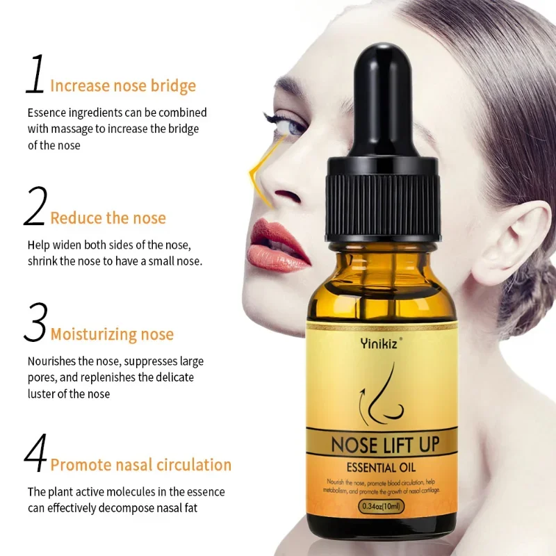 Nasal Bone Lift Essential Oil Anti-Aging Nose Slimming Remodel Oil Shape Firmming Lift Cream Massage Nose Face Care Product
