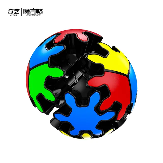 QIYI Gear Magic Cube 2X2 Gear Shift Cube Speed Professional Fidget Toys QiYi 2X2x2 Gear Shift Ball Puzzle Cubo Magico Toys 4
